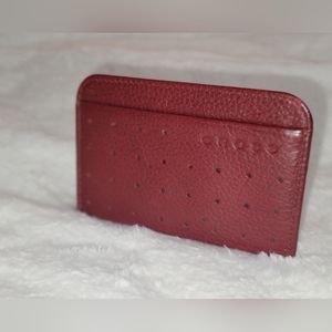 Cross Burgundy Leather Slim Card Case